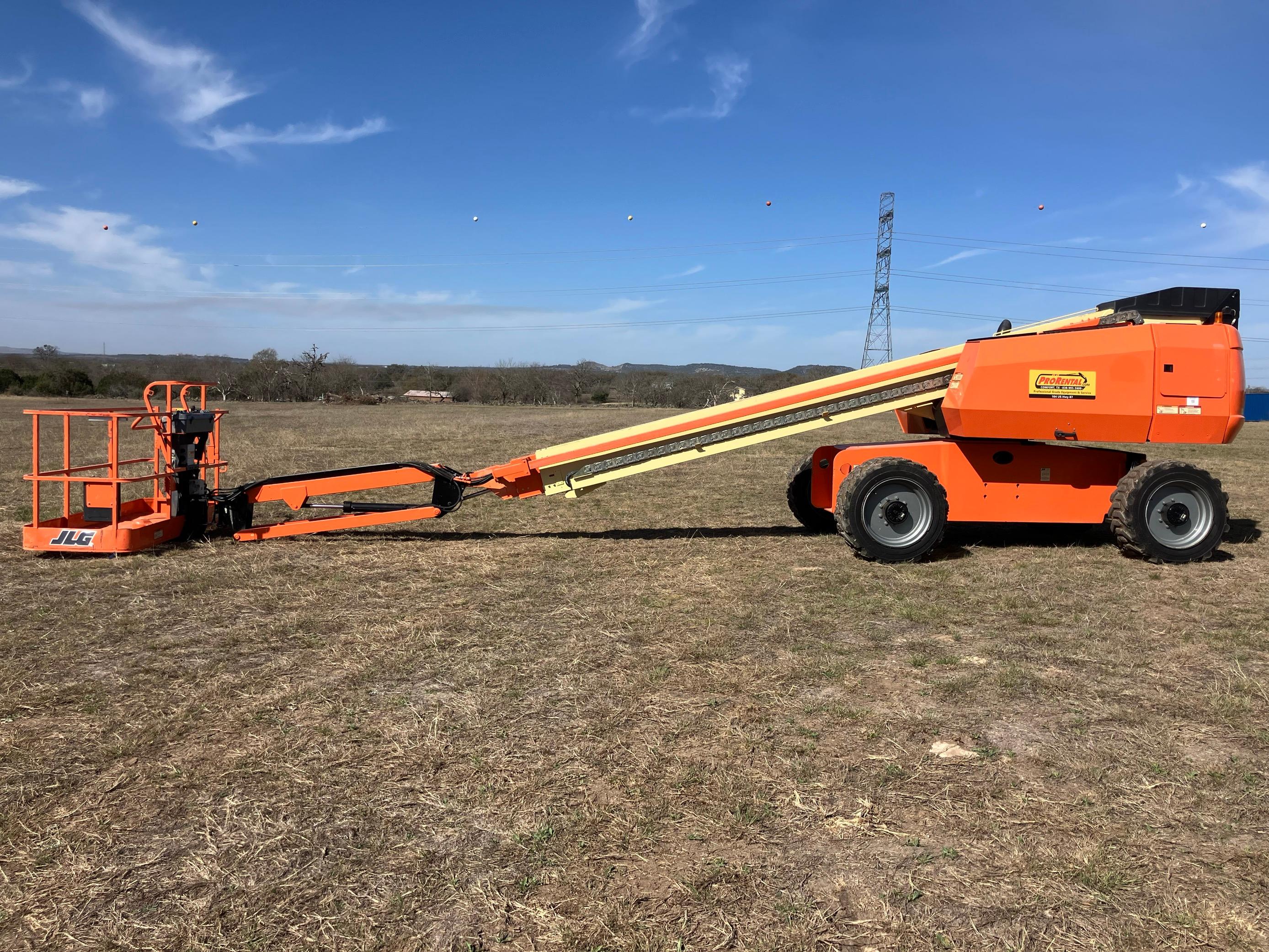 JLG 600S Telescopic Boom Lift — 59’8” Platform Height, 1,000 lb Capacity, 50’2” Outreach 4x4 Diesel