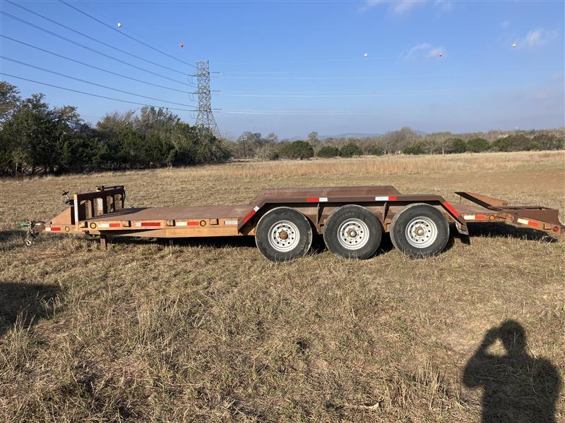 Gold 3-Axle Heavy Duty Equipment Trailer
