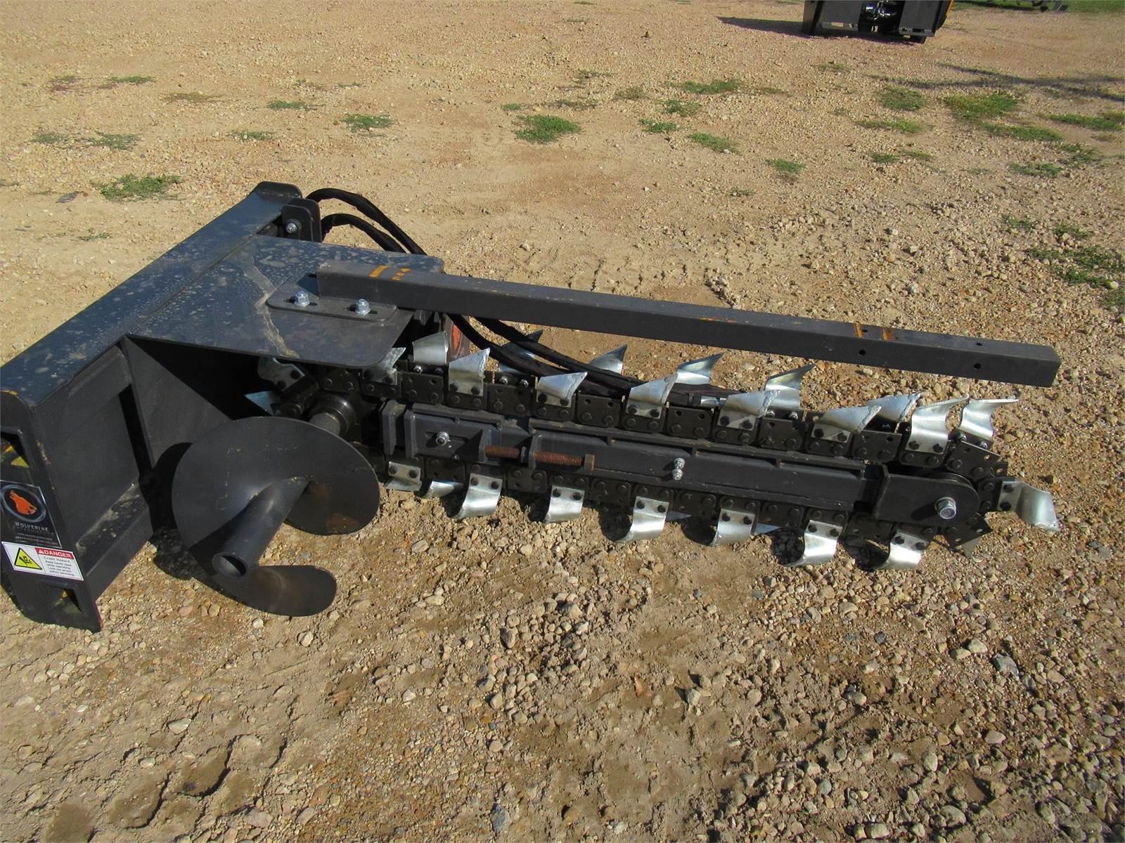 Attachment - Skid Steer Trencher Rock & Frost Chain - LOW FLO ONLY