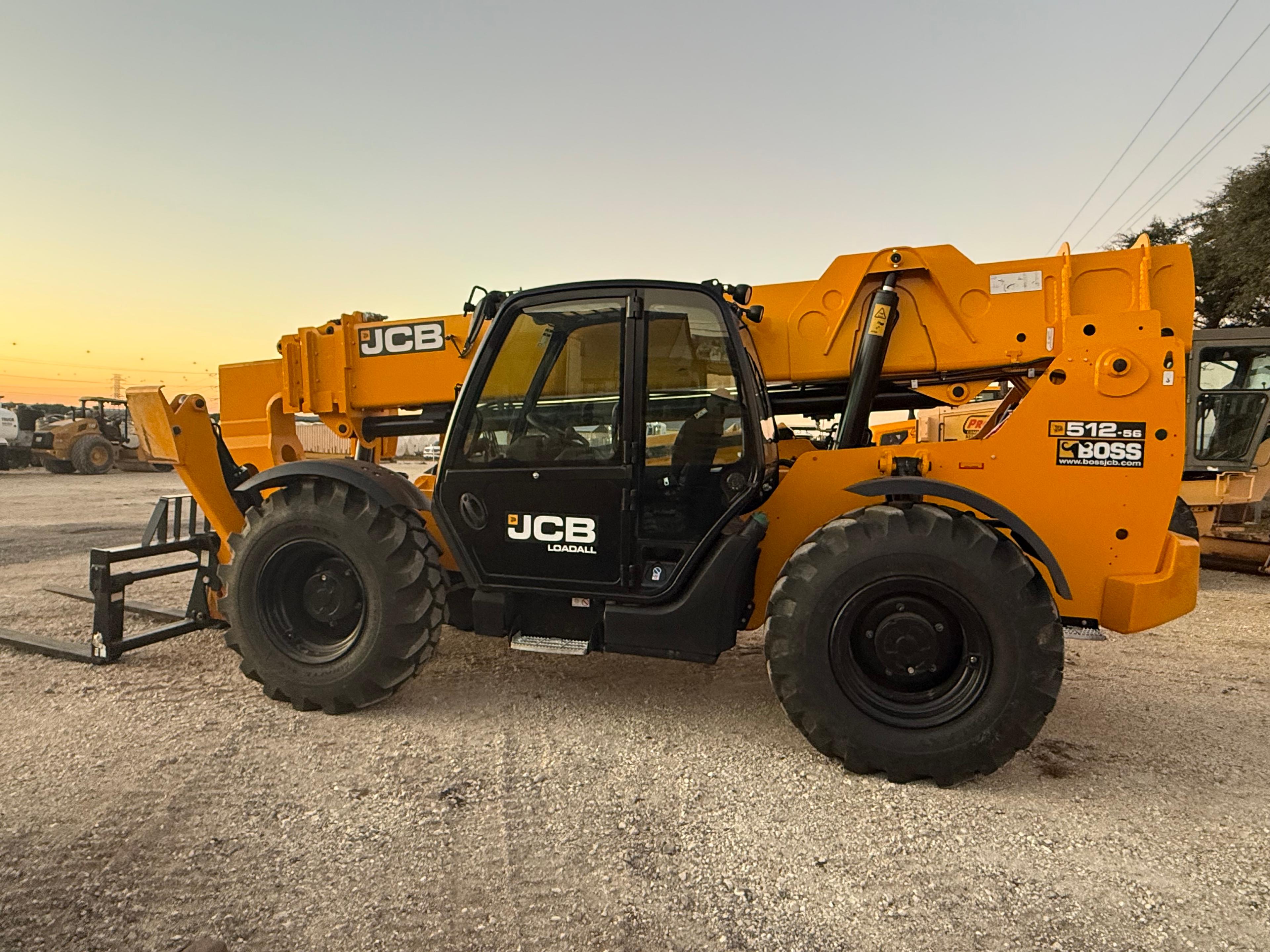 CP- ASSETS11.10.25/2  - JCB 512-56 12,000lb telehandler, 56ft boom, Enclosed CAB