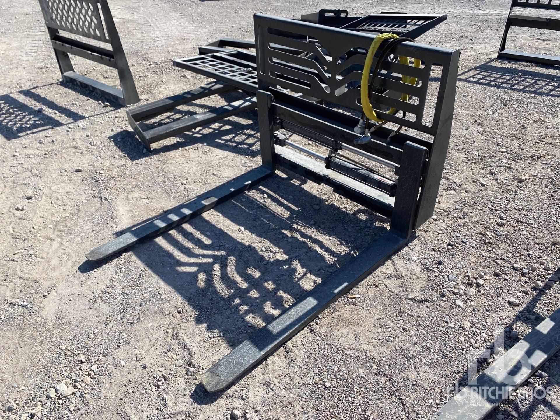 48" Power Adjust Forks for Skid Steer