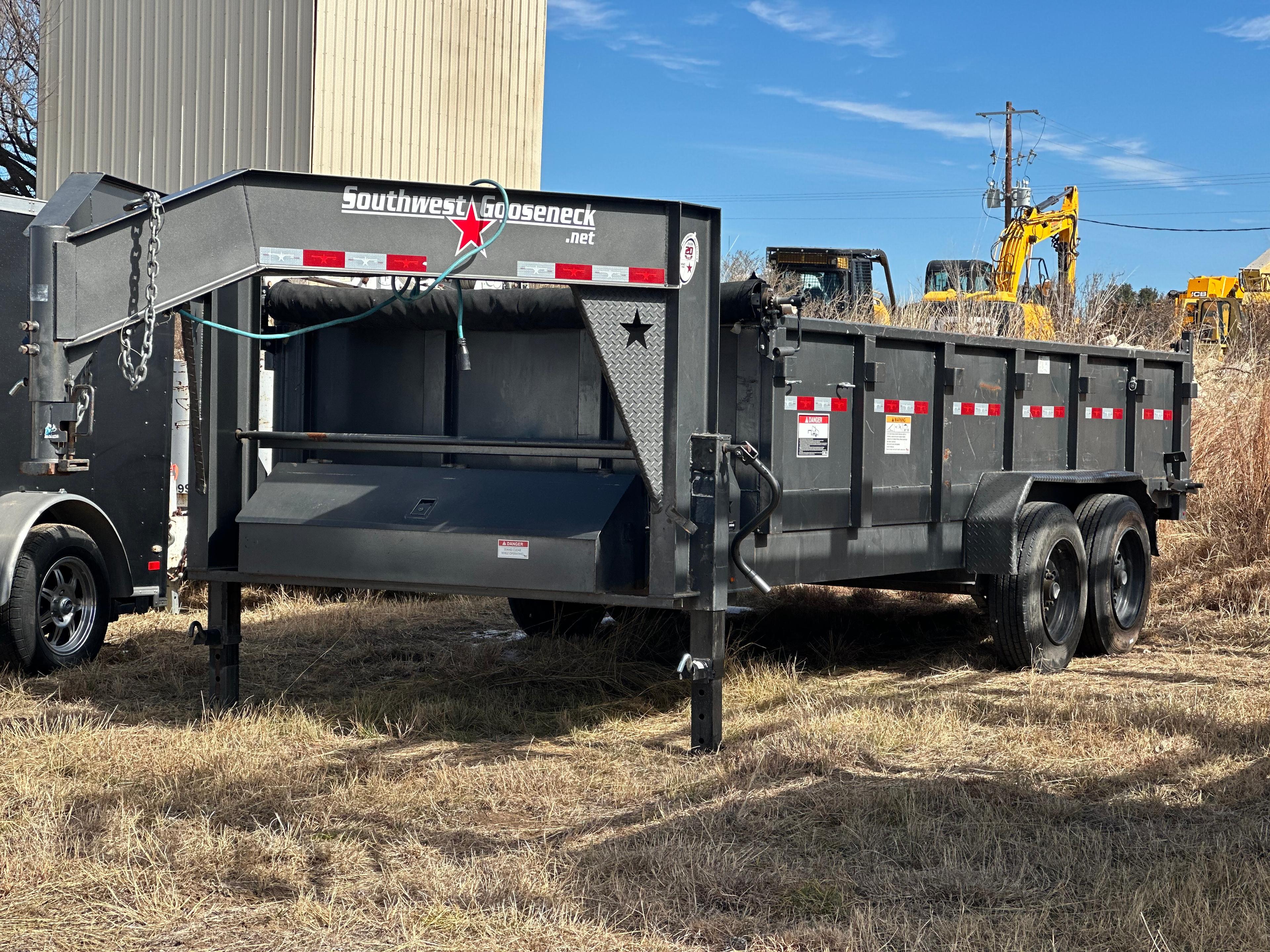 Southwest Gooseneck 16’ Dump Trailer