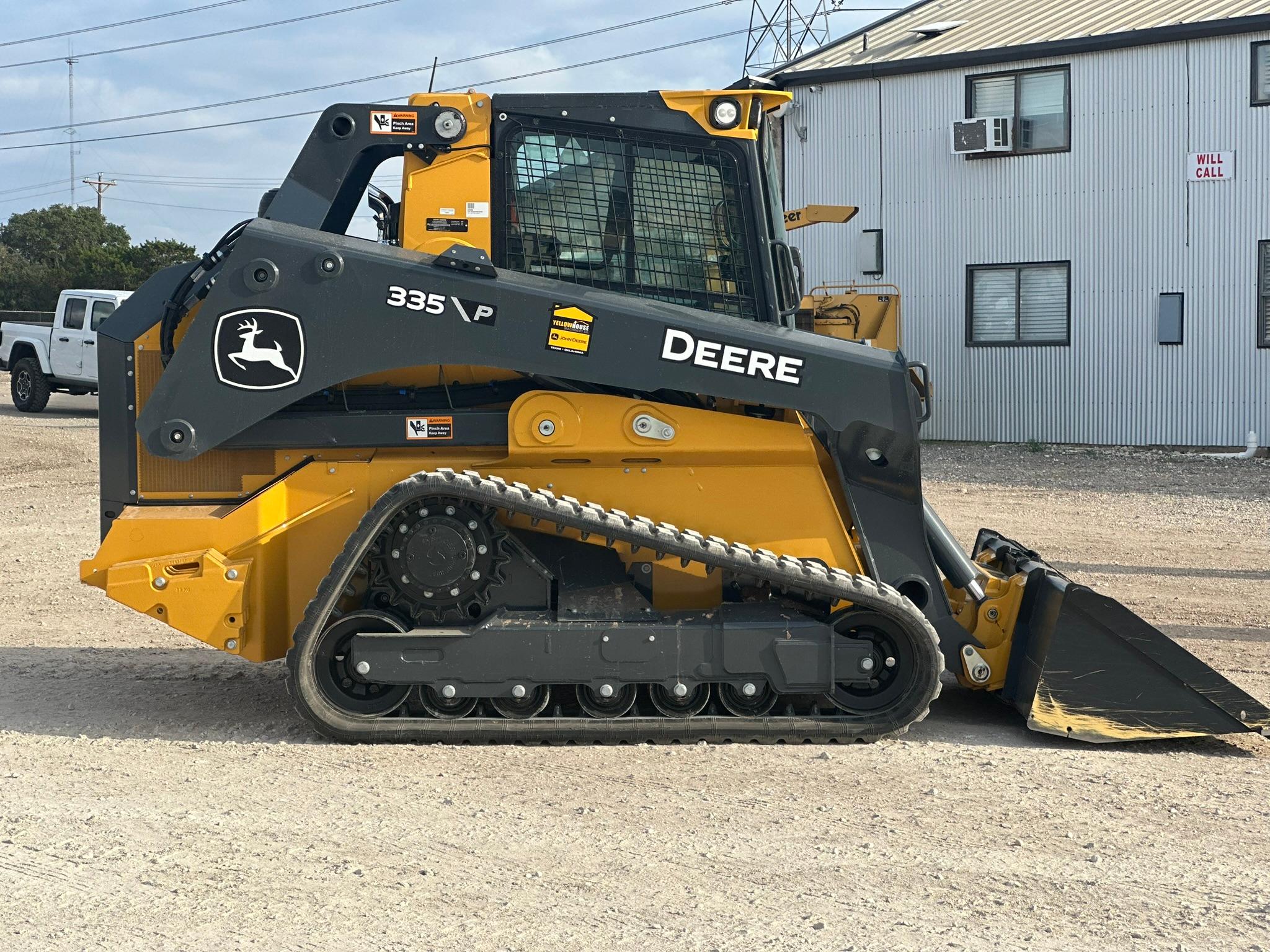John Deere 335/P Compact Track Loader — 118 HP, 4,025 lb ROC, 12,300 lb Operating Weight
